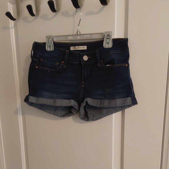 Mavi Dark Denim Shorts - Picture 1 of 2